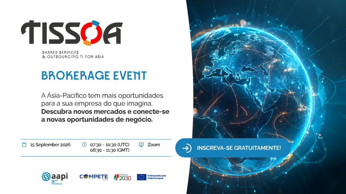 TISSOA Brokerage: Empresas portuguesas de IT encontram a Ásia-Pacífico numa manhã
