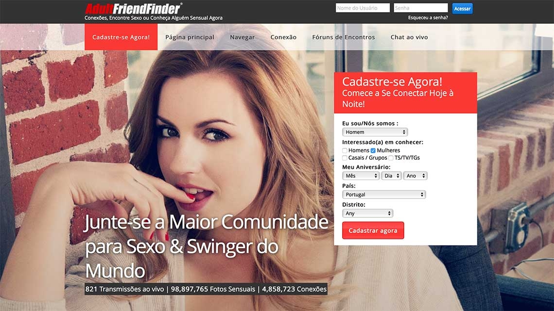 Site de encontros entre adultos com leak de 400 milhões