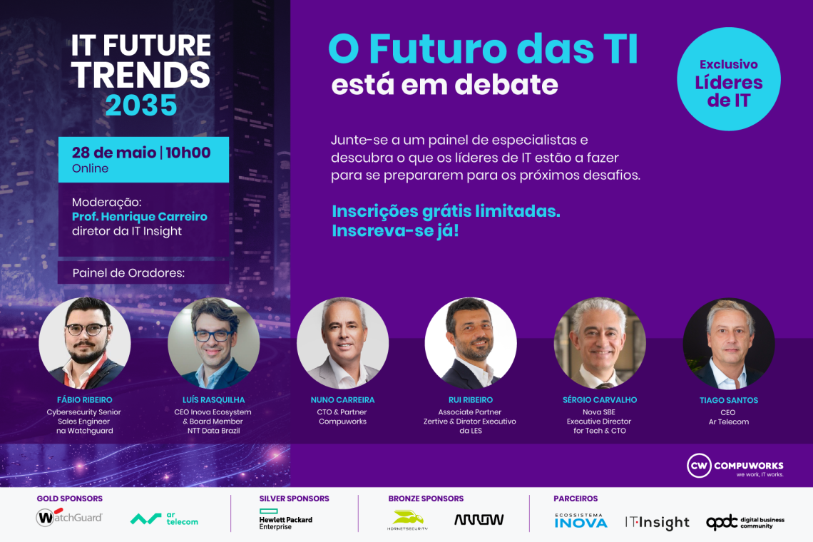 Conheça os oradores que vão ajudar a definir o futuro do IT