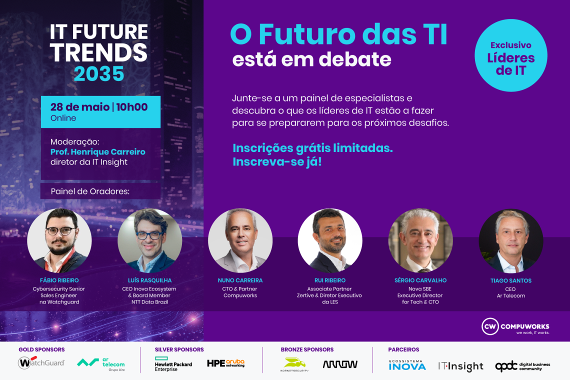 Conheça os oradores que vão ajudar a definir o futuro do IT