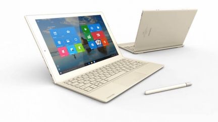 Toshiba apresenta o dynaPad, o tablet Windows de 12 polegadas que tem menos de um centímetro de espessura