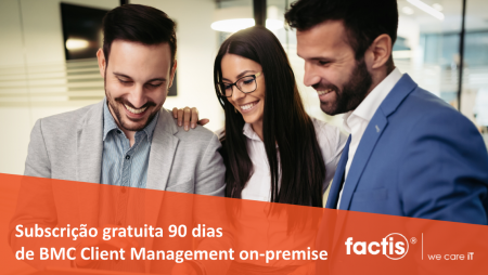 Subscrição gratuita 90 dias de BMC Client Management on-premises